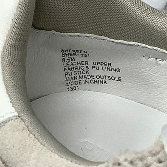 Steve Madden Sz 8.5M Grey Shereen Suede Low Platform Sneaker Lace Up P1-43 - Picture 7 of 10